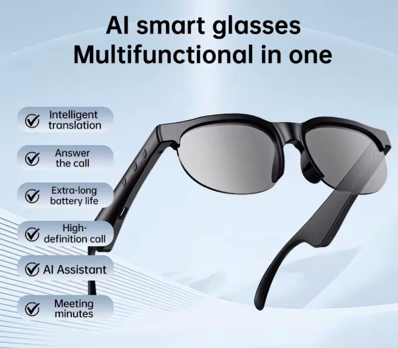 Gafas inteligentes con traductor